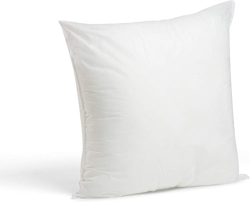 Foamily Premium Hypoallergenic Stuffer Pillow Insert Sham Square Form Polyester, 18