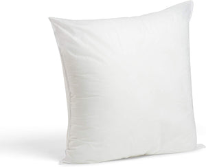 Foamily Premium Hypoallergenic Stuffer Pillow Insert Sham Square Form Polyester, 18" x 18" White